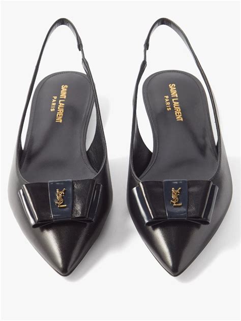 saint laurent anais ysl flats.